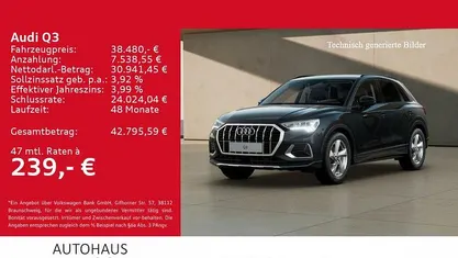 Gebraucht 2025 Audi Q3 Advanced SUV | 38.480 € (Fairer Preis)