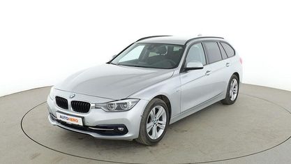 Brugt BMW 320 Sport Line 184 HK (135 kW) 2017 Sølv Stationcar