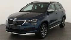 Lava blau metallic Gebraucht 2021 Skoda Karoq SUV | 29.445 € (Guter Preis)
