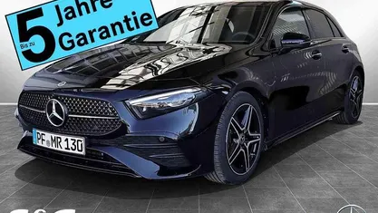 Unilack nachtschwarz Gebraucht 2025 Mercedes A200 AMG Limousine | 32.549 € (Fairer Preis)