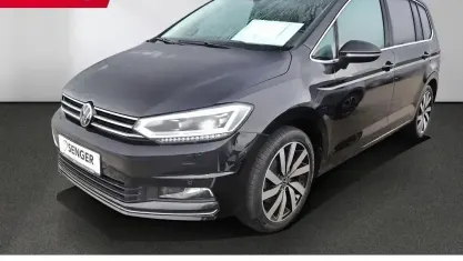 Gebraucht VW Touran Highline 150 PS (110 kW) 2022 Deep black perleffekt Van / Kleinbus