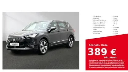 Usata Seat Tarraco XCELLENCE 150 CV (110 kW) 2022 Nero SUV