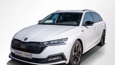 Moonweiss metallic Gebraucht 2024 Skoda Octavia SportLine Kombi | 31.350 € (Superpreis)