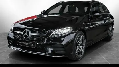 Gebraucht Mercedes C200 AMG 184 PS (135 kW) 2020 Metalliclack obsidianschwarz Kombi