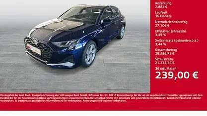 Gebraucht Audi A3 Advanced 150 PS (110 kW) 2024 Limousine