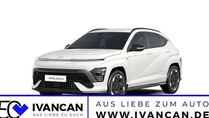 Atlas white Neu 2025 Hyundai Kona N Line SUV | 39.290 € (Fairer Preis)