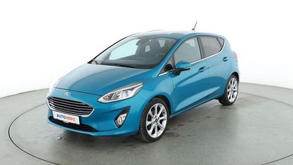 Brugt Ford Fiesta Titanium 101 HK (74 kW) 2018 Grøn Sedan