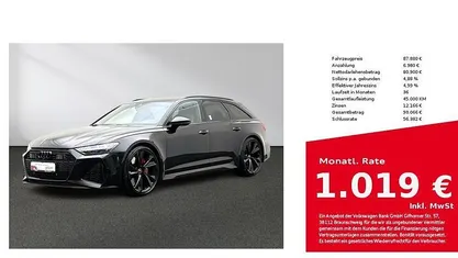Gebraucht Audi RS6 Ambiente 600 PS (441 kW) 2023 Mythosschwarz metallic Kombi