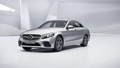 Gebraucht Mercedes C180 AMG 156 PS (114 kW) 2019 Silber Limousine