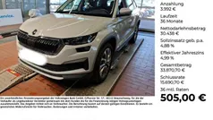 Grau (steelgrau) Gebraucht 2021 Skoda Kodiaq Ambition SUV | 34.430 € (Fairer Preis)
