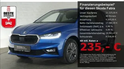 Gebraucht Skoda Fabia Drive 95 PS (69 kW) 2025 Blau Limousine