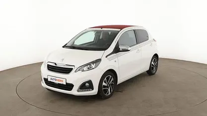 Gebraucht Peugeot 108 Top! Collection 72 PS (52 kW) 2019 Weiß Kleinwagen