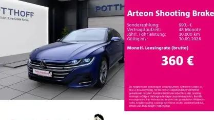 Gebraucht VW Arteon R-line 190 PS (139 kW) 2023 Blau Limousine
