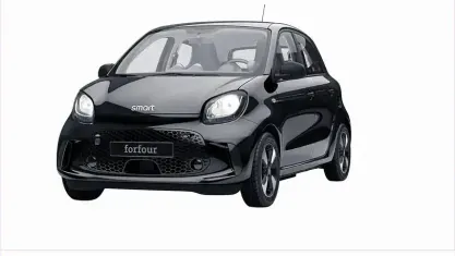Brugt Smart ForFour Electric Drive Passion 60 kW (82 HK) 2021 Sort Sedan