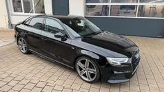Mythosschwarz metallic Gebraucht 2018 Audi A3 S-Line Limousine | 19.990 € (Fairer Preis)