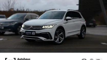 Pure white Gebraucht 2021 VW Tiguan R-line SUV | 34.569 € (Fairer Preis)
