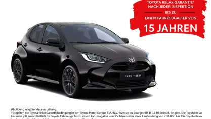Neu Toyota Yaris Hybrid 116 PS (85 kW) 2026 Schwarz Limousine