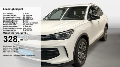 Pure white Gebraucht 2025 VW Tiguan Goal SUV | 36.820 € (Guter Preis)