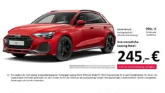 Rot Gebraucht 2024 Audi A3 Sportback S-Line Limousine | 33.611 € (Fairer Preis)