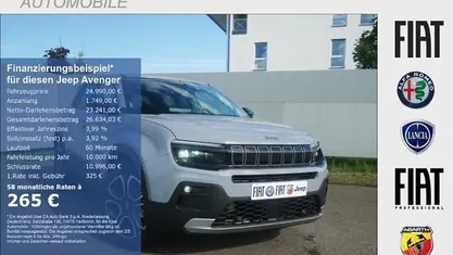 Grau metallic Neu 2025 Jeep Avenger Summit SUV | 24.990 € (Fairer Preis)