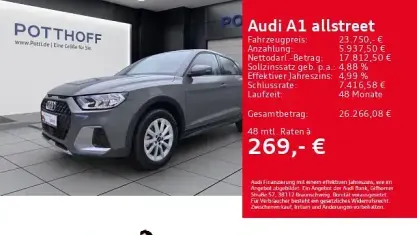 Gebraucht Audi A1 S-Line 116 PS (85 kW) 2025 Chronosgrau metallic SUV