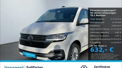 Brugt VW T6.1 Comfortline 204 HK (150 kW) 2021 Hvid Van