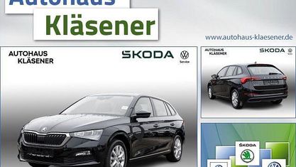 Gebraucht Skoda Scala Ambition 95 PS (69 kW) 2023 Schwarz Kleinwagen