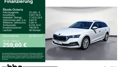 Gebraucht Skoda Octavia Style 116 PS (85 kW) 2023 Weiß Kombi