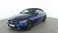 Blau Gebraucht 2020 Mercedes C220 AMG line Cabrio | 30.690 € (Guter Preis)