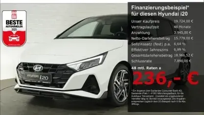 Gebraucht Hyundai i20 N Line 101 PS (74 kW) 2025 Weiß Limousine