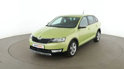 Gebraucht Skoda Rapid ScoutLine 90 PS (66 kW) 2016 Grün Kleinwagen