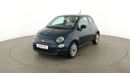 Brugt Fiat 500 Lounge 69 HK (50 kW) 2019 Blå Sedan