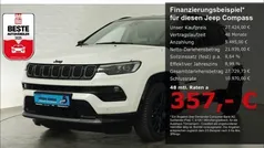 Weiss Gebraucht 2023 Jeep Compass SUV | 27.424 € (Superpreis)