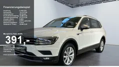 Pure white Gebraucht 2021 VW Tiguan Allspace Highline SUV | 33.839 € (Fairer Preis)