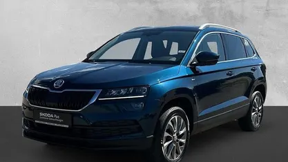 Lavablau metallic Gebraucht 2021 Skoda Karoq Clever SUV | 24.990 € (Fairer Preis)