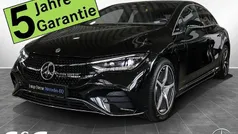 Metalliclack obsidianschwarz Gebraucht 2022 Mercedes EQE350 AMG Limousine | 51.890 € (Etwas zu teuer)