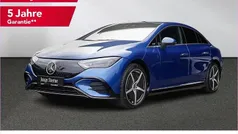 Blau Gebraucht 2022 Mercedes EQE350 AMG | 46.850 € (Fairer Preis)