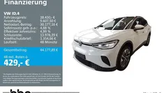 Gletscherweiß metallic/schwarz Gebraucht 2025 VW ID.4 Pro SUV | 38.430 € (Guter Preis)