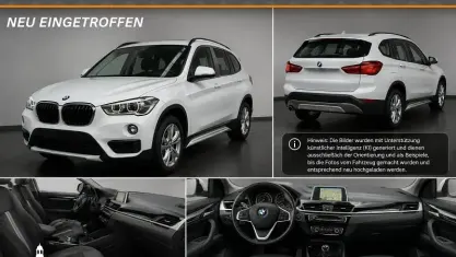 Gebraucht BMW X1 Sport Line 136 PS (100 kW) 2017 Mineralweiss metallic SUV