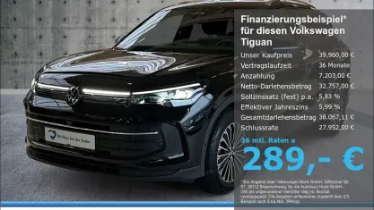 Usata VW Tiguan Goal 150 CV (110 kW) 2025 Nero SUV