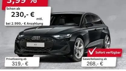 Gebraucht Audi A3 S-Line 116 PS (85 kW) 2025 Grau Limousine