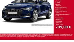 Navarrablau metallic Gebraucht 2025 Audi A3 Sportback Advanced Limousine | 32.599 € (Fairer Preis)