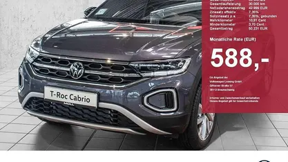 Nuova VW T-Roc Cabriolet 150 CV (110 kW) 2025 Grigio Cabrio