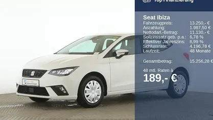 Gebraucht Seat Ibiza Reference 80 PS (58 kW) 2022 Weiß Limousine