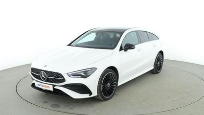 Gebraucht Mercedes CLA250e Shooting Brake AMG line 2023 Weiß Kombi