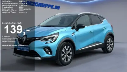 Używany Renault Captur Intens 91 KM (66 kW) 2021 Niebieski SUV