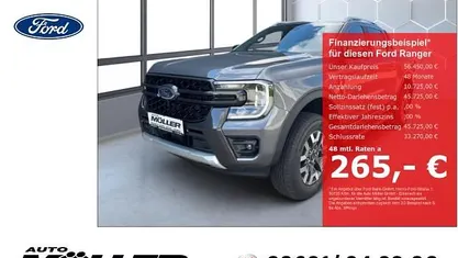 Gebraucht Ford Ranger Wildtrack 279 PS (205 kW) 2025 Grau Pickup