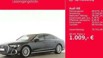 Gebraucht 2023 Audi A8L Ambiente Limousine | 68.979 € (Etwas zu teuer)