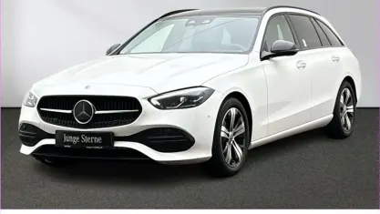 Gebraucht Mercedes C220 Avantgarde 200 PS (147 kW) 2023 Polarweiß uni Kombi