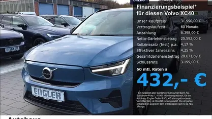 Fjord blue Gebraucht 2022 Volvo XC40 Core SUV | 31.990 € (Fairer Preis)